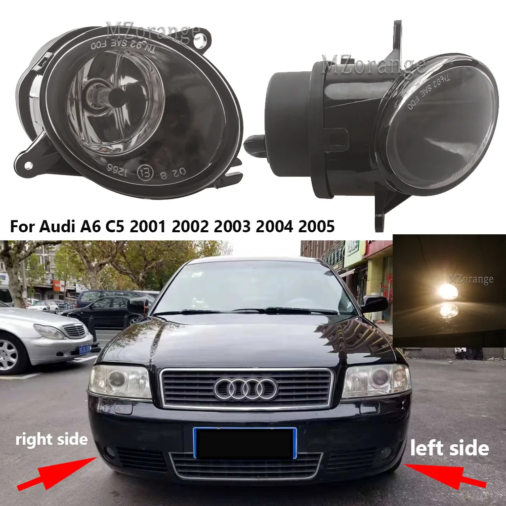 

Fog Lights For Audi A6 C5 2001 2002 2003 2004 2005 Headlight Front Halogen Fog Lamp Assembly Headlights DRL Fog Light Accessory