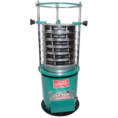 Electric Vibrating Sieve Machine, Sieve Diameter 20cm Sieving shaker with timing function, Screening machine 220v