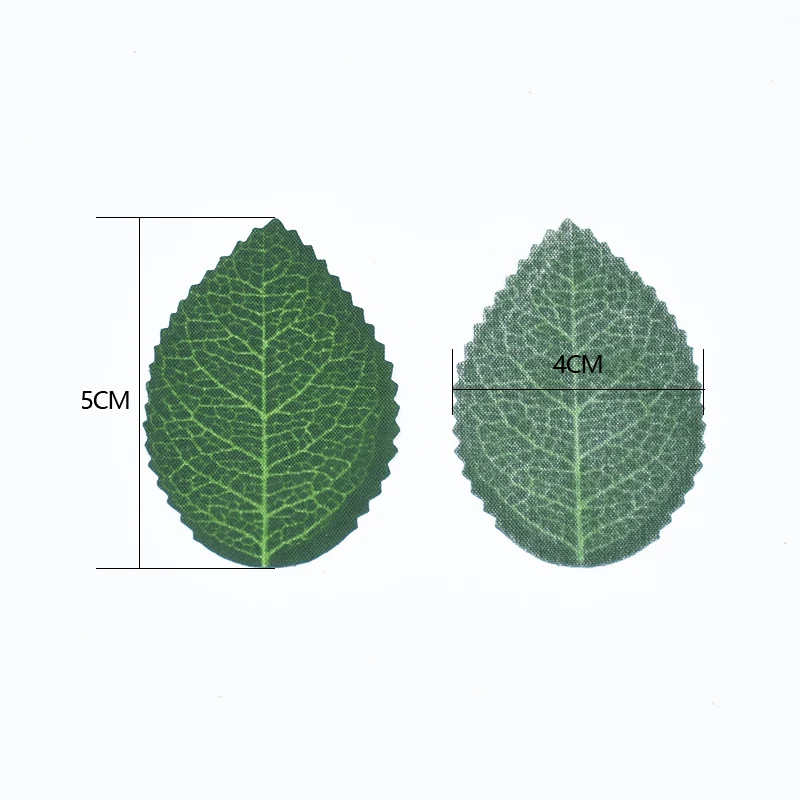 100 Pieces Artificial Leaves Fake Flowers Home Decoration Accessories Candy Box Decorative Flowers Wreaths Bridal Accessories