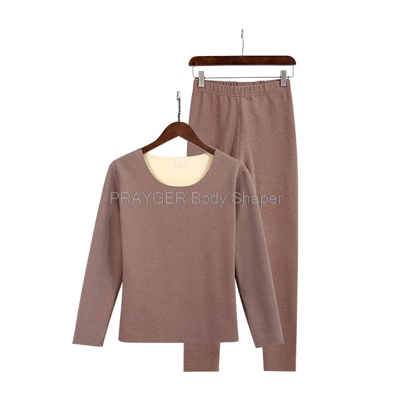 Conjunto de ropa térmica de invierno para pareja ropa interior térmica cálida para mujer Calzoncillos largos para hombre