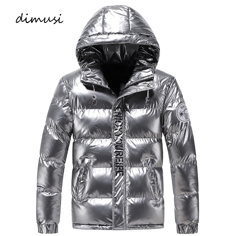 DIMUSI kış erkek ceketler moda erkekler pamuk aşağı sıcak Parkas palto rahat Outdwear termal Hoodies ceket erkek giyim