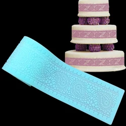 Silicone Lace Fondant Cake Decorating Tools Baking Mat Embossing Gum Paste Mold CT-5016