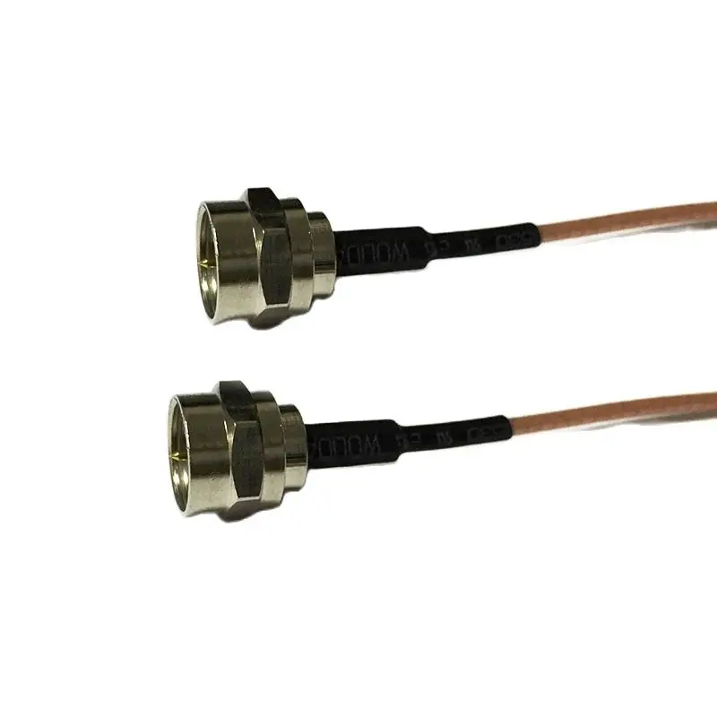 New F Male To Plug Connector RG178 Coaxial Cable 15CM 6