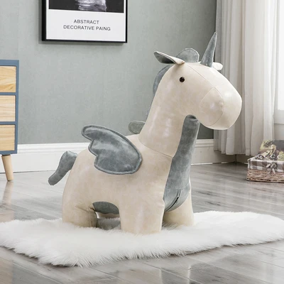 Creative Pony Low Stool Stool Footstool Holiday Gift Sofa Stool Creative Unicorn Animal Stool Shoe Stool