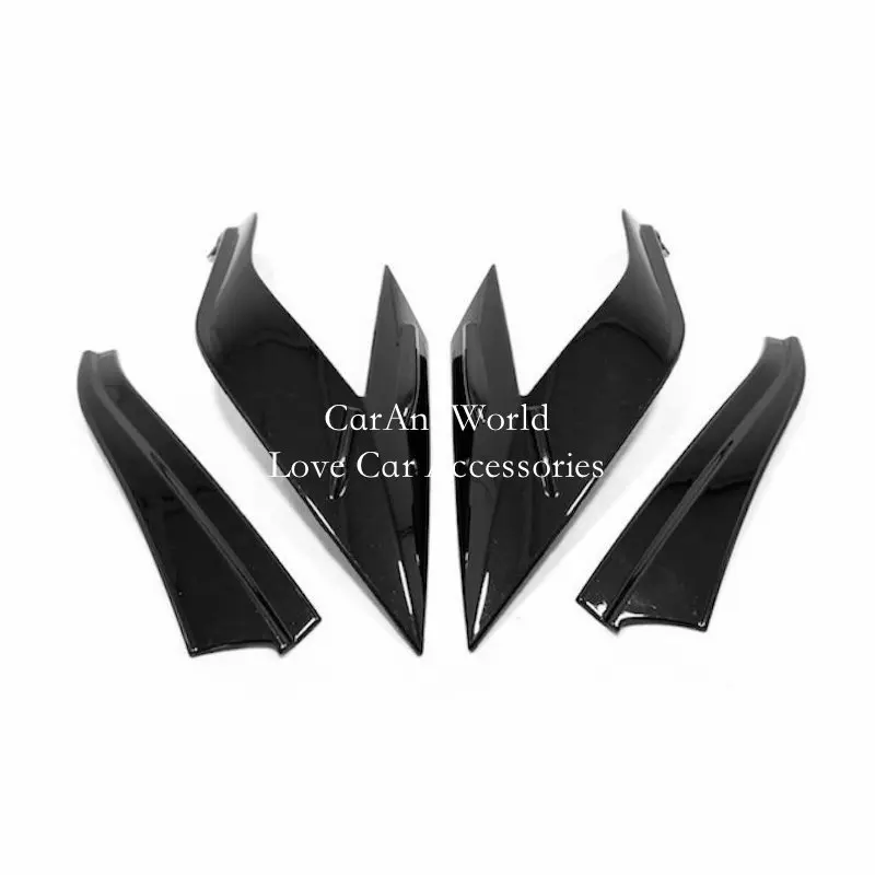 Door Rear Light Cover Tail Spoilers Window Wing Frame Trims For TOYOTA RAV4 RAV 4 2019-2023 Carbon Fibre Sticker Car Accessories