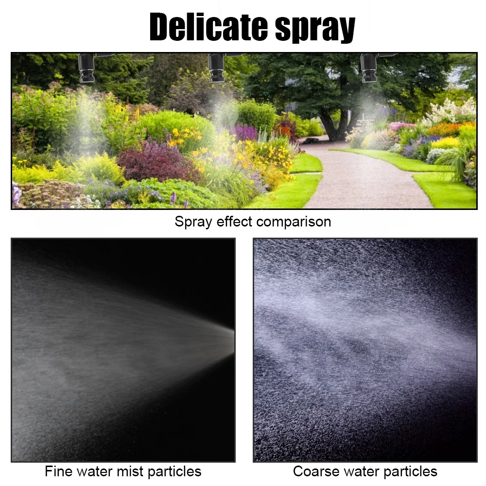 Kit de sistema de irrigação por spray, tela sensível ao toque, sistema de rega automática para jardim, aquário, temporizador eletrônico inteligente