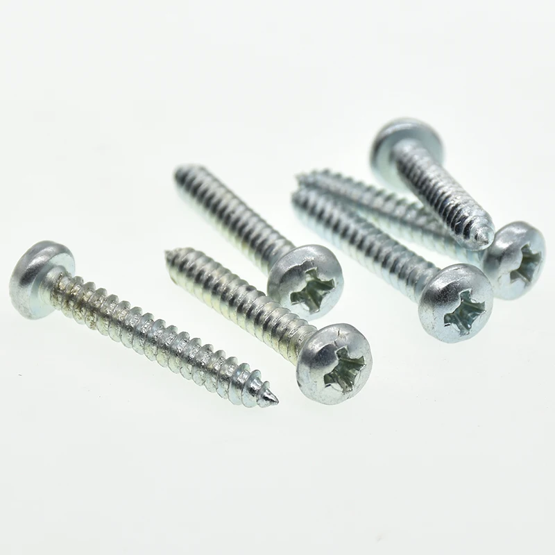 Cross Recessed Truss Head Self-tapping Screw ZU Carbon Steel M2.2 M2.9 M3.5 M3.9 M4.2 M4.8  Phillips Mushroom Head Wood Screw