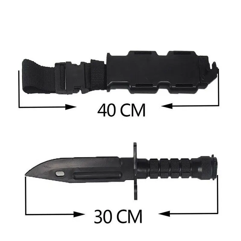Kunststoff Gummi Taktik Training weiche Messer Film Requisiten Kunststoff Messer Modell Spielzeug – Detail 5