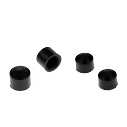 Juego de bujes para monopatín al aire libre, piezas negras de 16x10mm y 18x12mm, 4 piezas