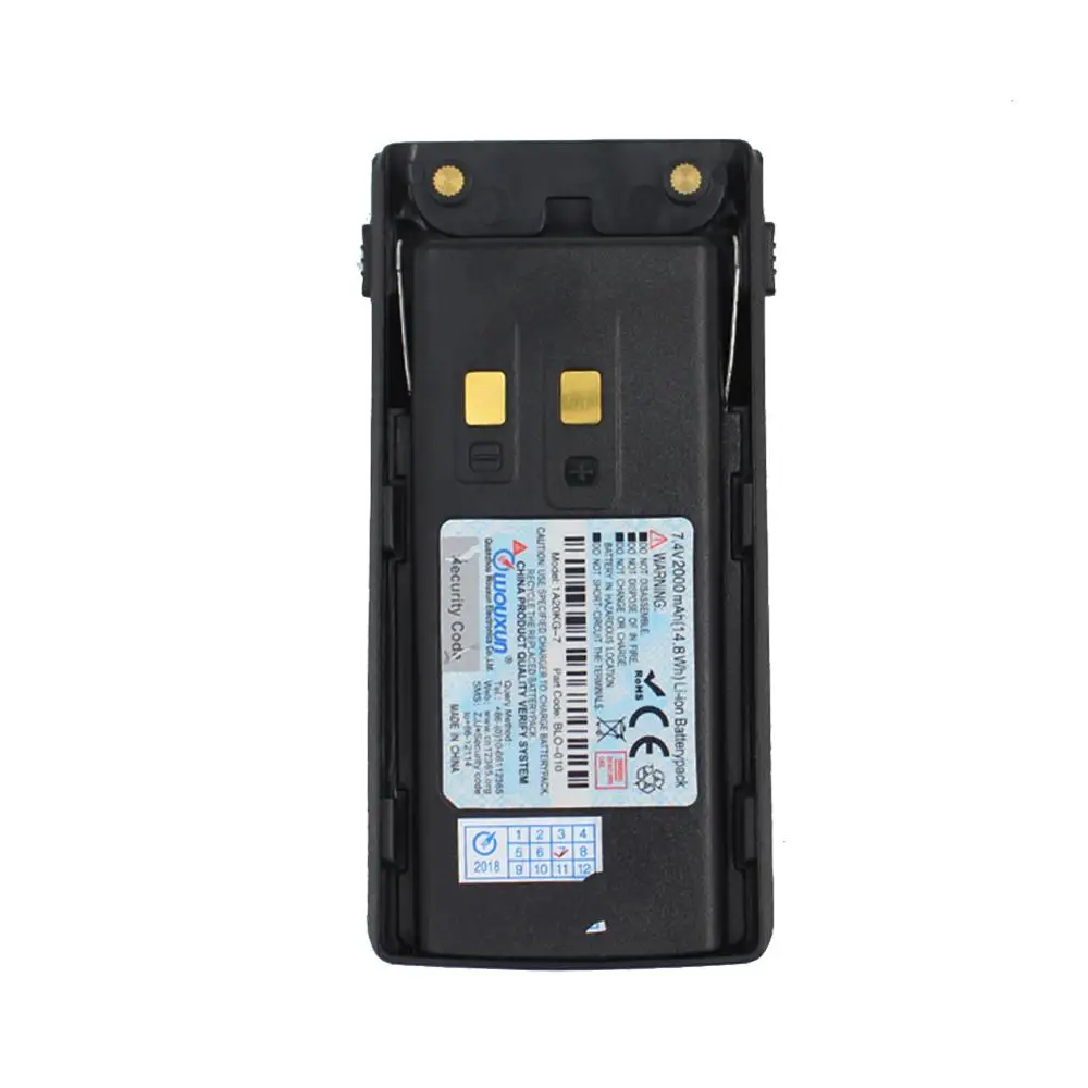 

Origianll Wouxun Li Ion Battery 7.4V 2000mAh 3200mAh for KG-UV9D Plus Walkie Talkie