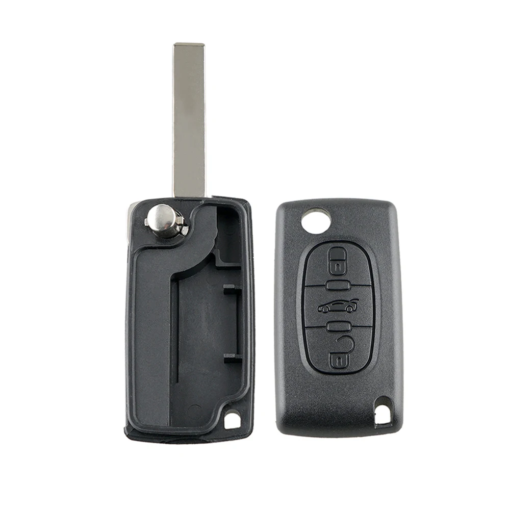 New Car Key Shell forPeugeot 407 407 307 308 607 custodia per chiave a distanza Shell Key Cover 3 pulsanti portachiavi CE0523 alta qualità