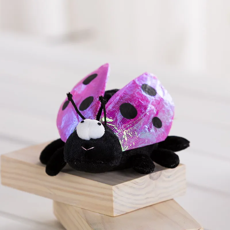 ตุ๊กตา Plush นุ่มของเล่นเด็กทารก0-1ปีแมลง Bee Bug Zip Along, 12ซม.