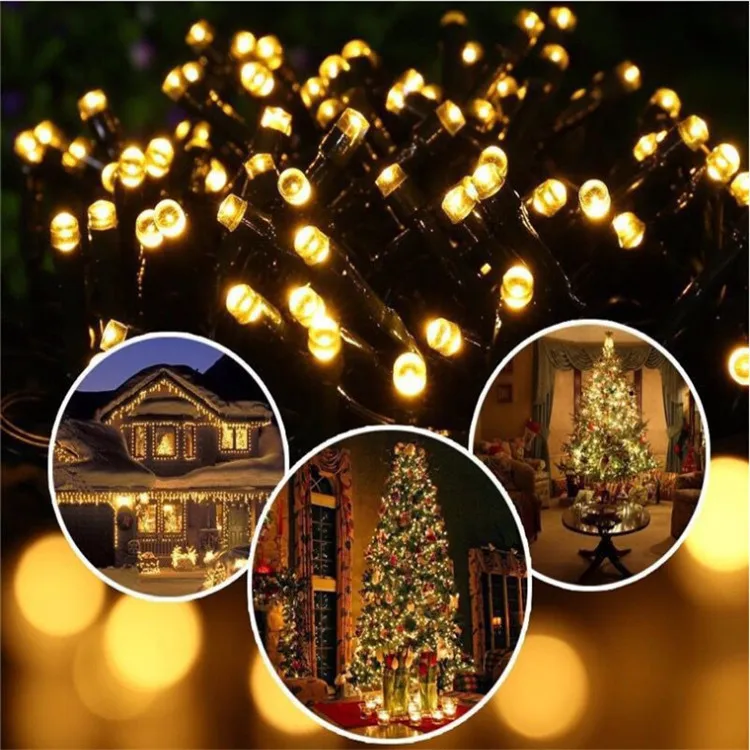 5/7/10m Christmas Garland Led Fairy Light Outdoor Solar Powered String Lights 8 Mode  Garden Wedding Decoration IP67 Waterproof