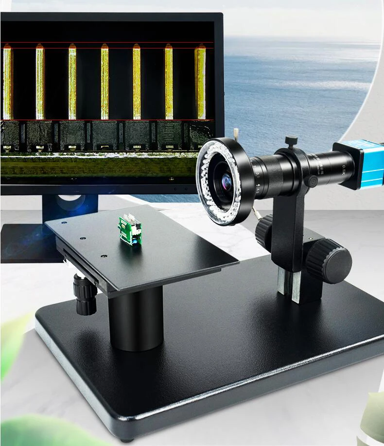 

GP-51 200 times horizontal microscope, terminal connector flatness inspection and maintenance instrument VGA HD signal output