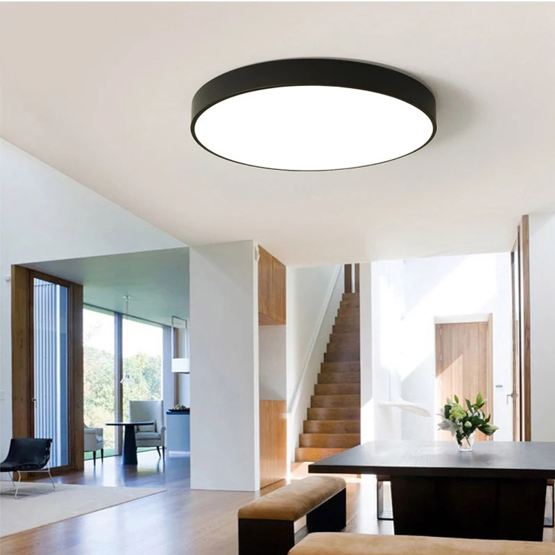Modern living room LED ceiling lights bedroom hotel APP RC dimmable ceiling lamp children's room home decor lighting fixture image 4
