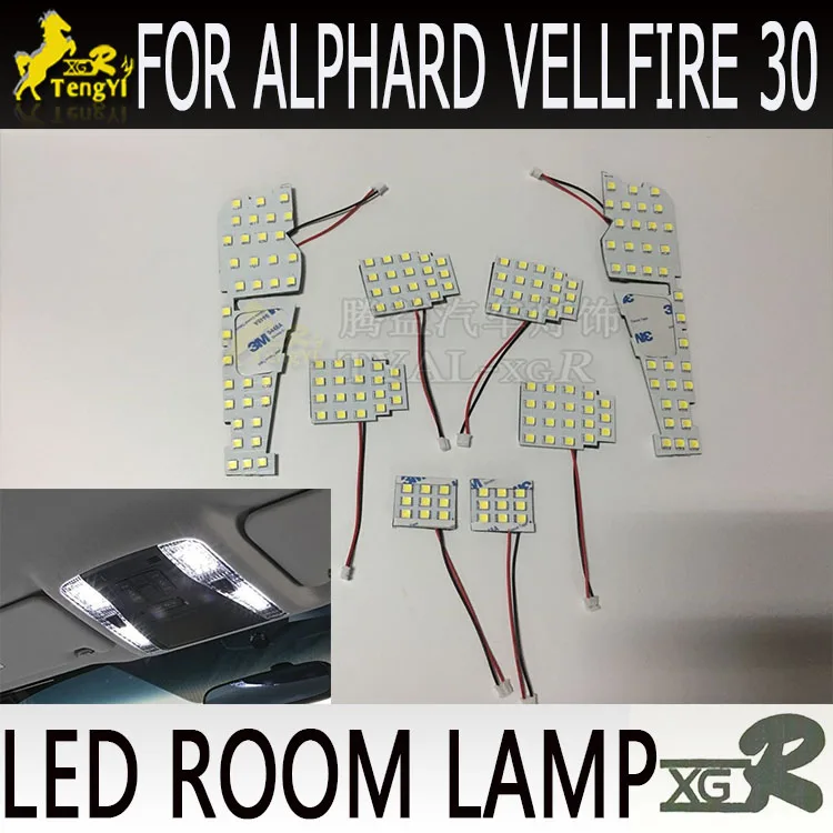 XGR led  reading room lamp  dome decorative light for alphard 30 led  vellfire 30 2015 2016 2017 2018 2019