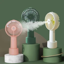 Ventilateur électrique portable, mini ventilateur de pulvérisation d'eau, aste par USB, petit ventilateur de poche, humidificateur d'air froid