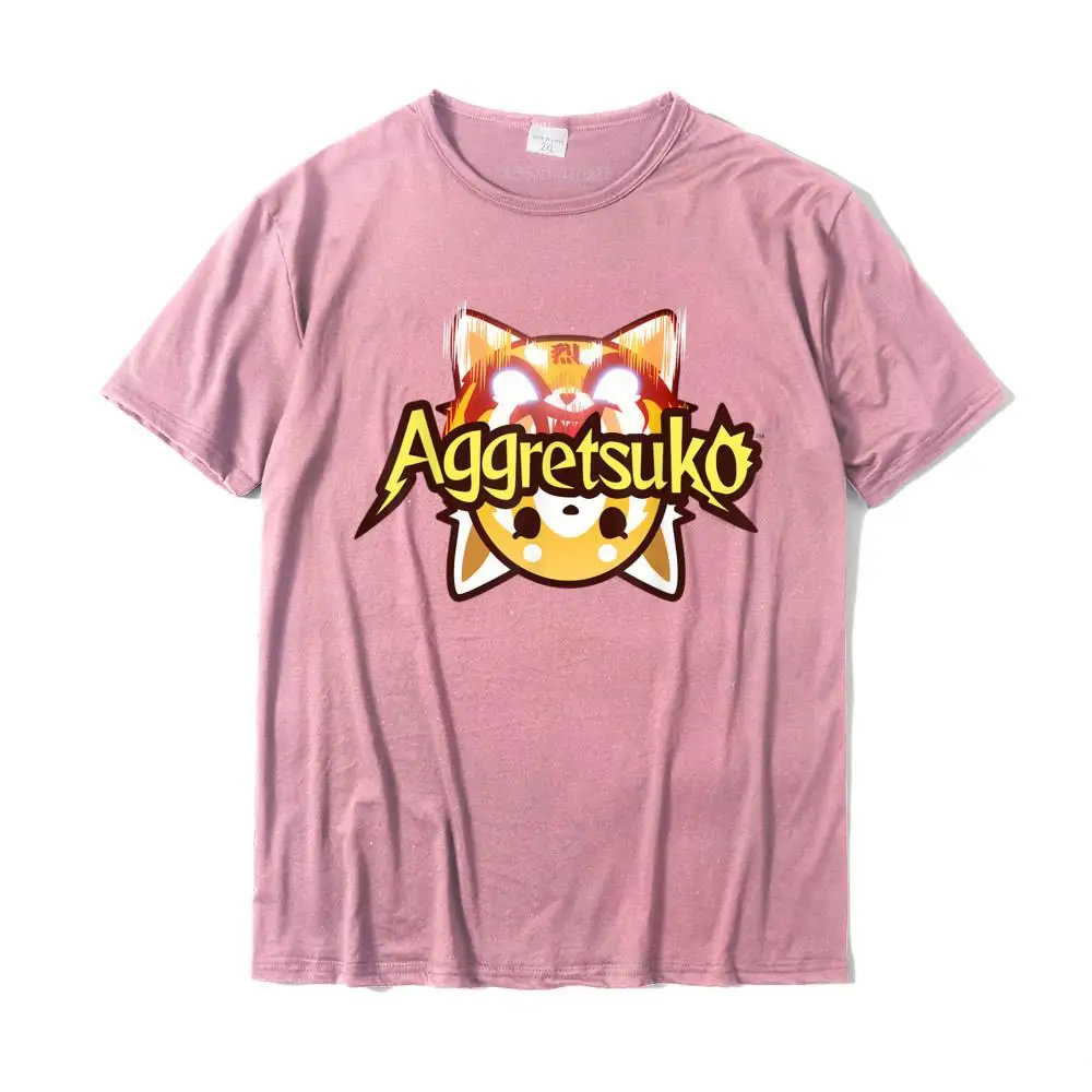 Aggretsuko Dual Personality Logo Tee Shirt Normal Cotton Men\'s Tees 3D Printed New Arrival Top T-Shirts