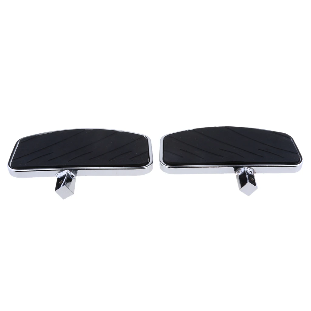 2pcs Black Front Rider Foot Pedals for Honda  VF 250 750 for Yamaha V-STAR DragStar 650 XV Foot Rest Pegs Footboard