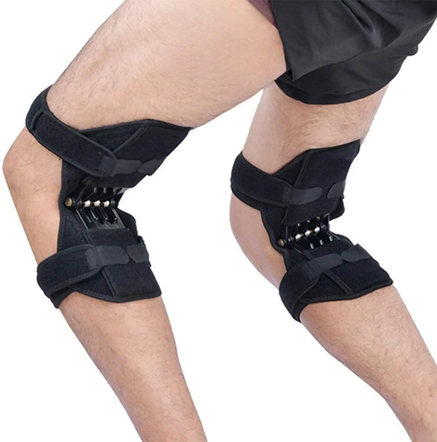 

Adjustable Support Knee Pads Knee Protection Booster Joint Power Powerful Rebound Spring Force Sports Reduces Soreness