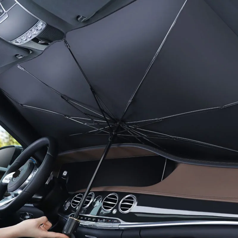 Car front sunshade folding umbrella for Porsche Cayenne Macan Macan S Panamera Cayman Carrera Porsche911 918 Boxster