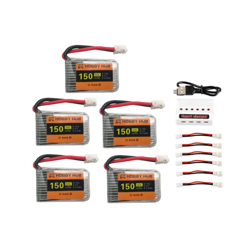 3.7v 150mah 30C Lipo Battery For JJRC H36 E010 E010C E011 E013 F36 NH010 RC Quadcopter Spare parts 3.7v 651723 Battery