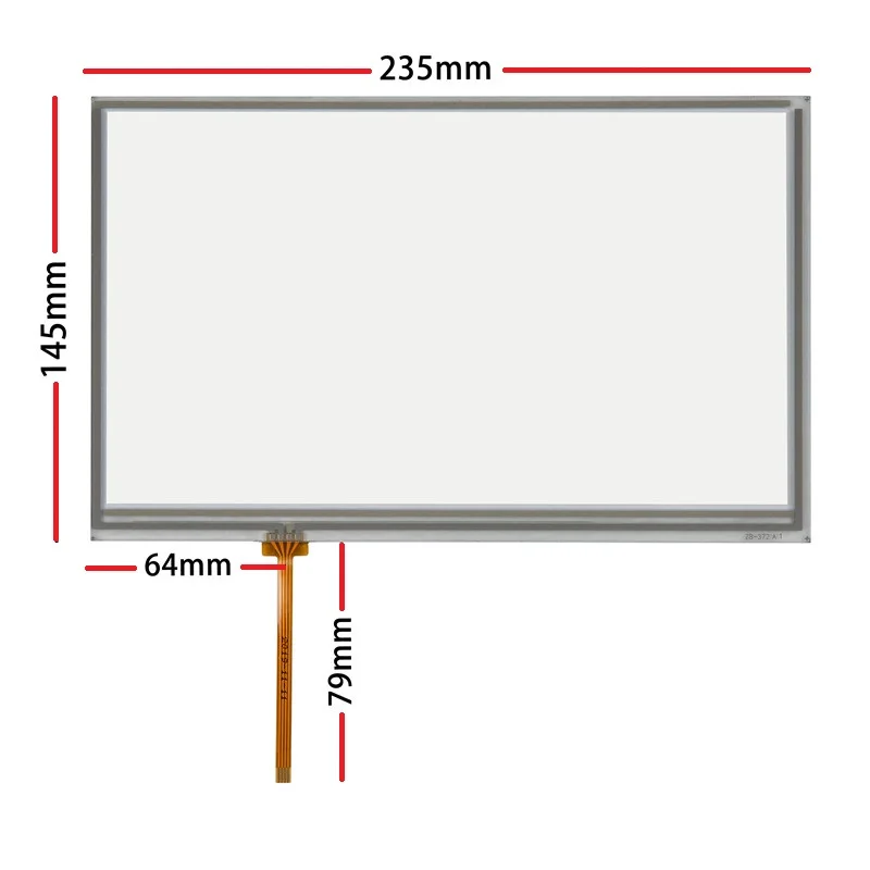 Mới 10.2 Inch Thích Hợp Cho TPC1071GI Công Nghiệp Máy Tính Màn Hình Cảm Ứng Màn Hình Máy Tính Bên Ngoài Màn Hình Cảm Ứng 235*145mm