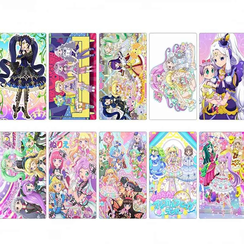 30PCS Idol Time Pripara Game Cards Iron Box Character Table Playing Toys For Family Children Gift