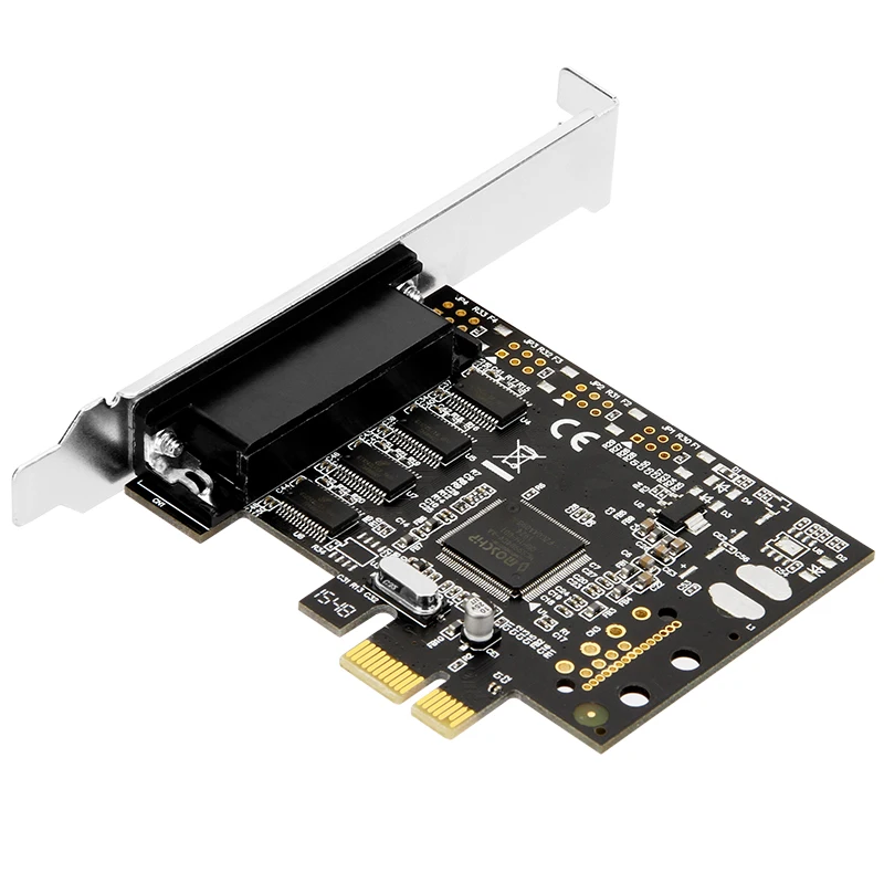 PCI-E placa de porta serial porta serial PCIe para 4 RS232 9-pin cartão MOSCHIP 4-expansão do porto de controle industrial com cabo de porta serial