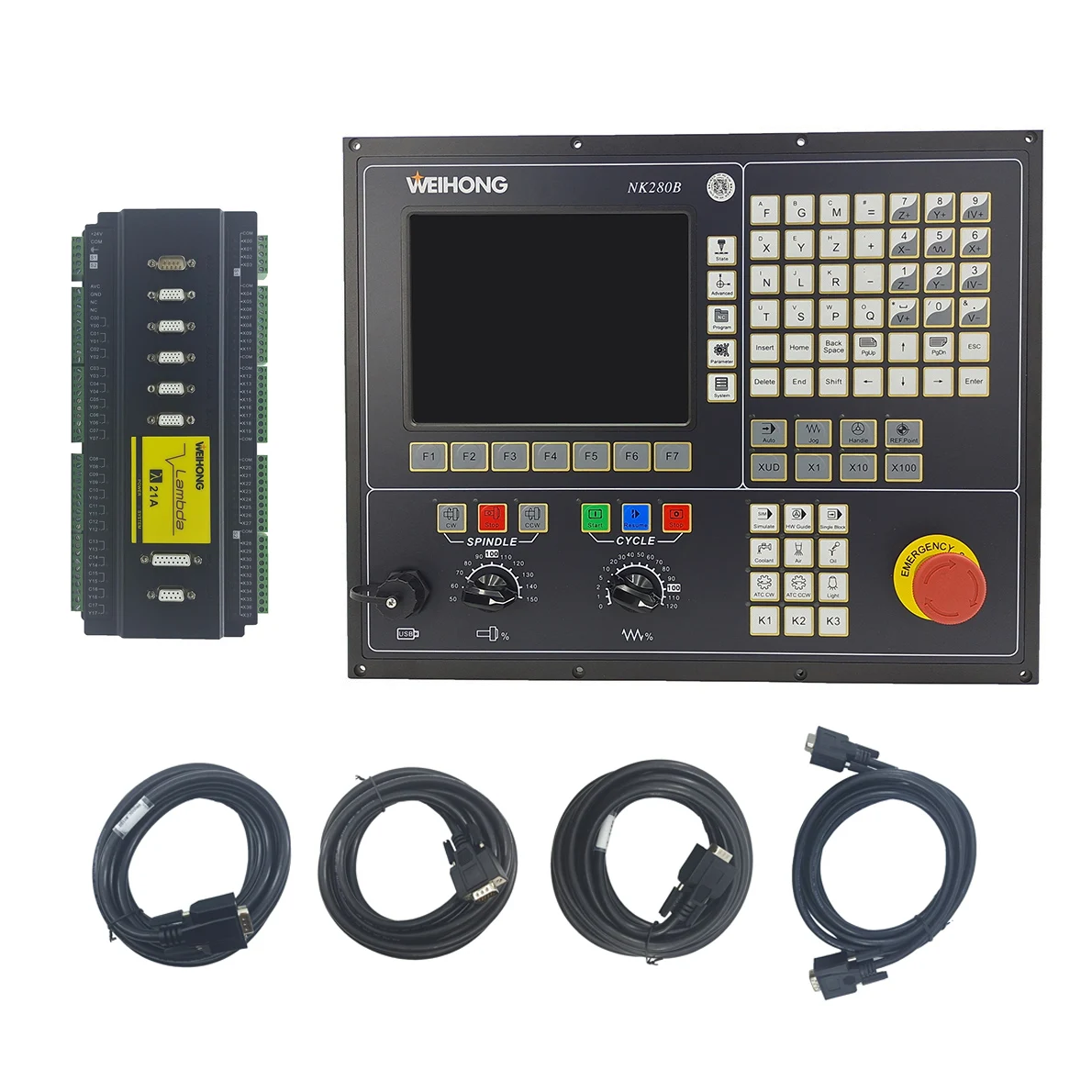 CNC motion controller NK280B 3-4axis large CNC machining center motion control system Nc Studio WEIHONG supports tool change