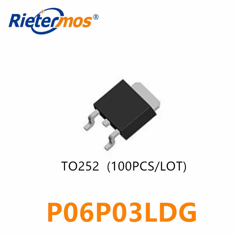 100 قطعة P06P03LDG P06P03 SMD P-CHANNEL-30 V عالية الجودة