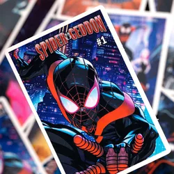 Pegatinas de Spider-Man: Into the Spider-Verse para niños, calcomanías geniales de dibujos animados para ordenador portátil, monopatín, teléfono, 10/30/52 piezas