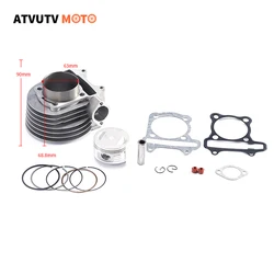 Motorcycle Engine 63mm Big Bore Cylinder Kit With Piston Kit For Gy6 200cc Chinese Scooter Moped Atv Go-kart