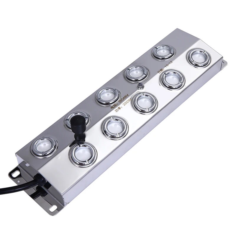Ultrasonic wave mist generator atomizing plate 10 head pool mist generator humidifier landscape pool spray 350W