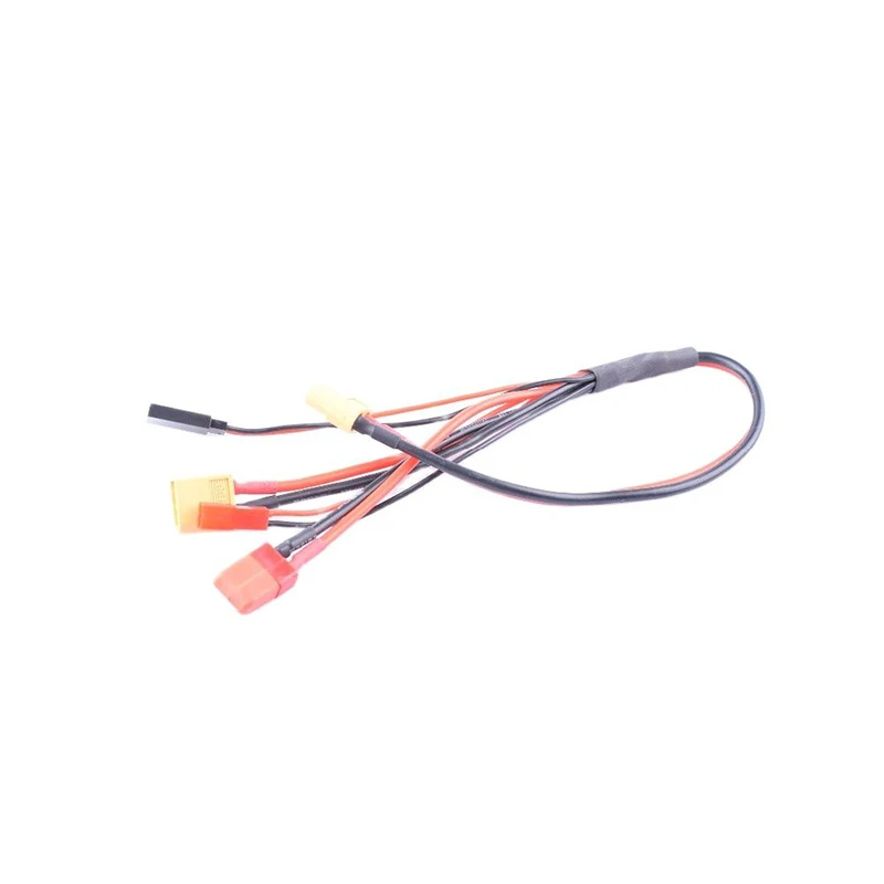 New RC products  4 in 1 XT60 female to XT60 male deans JST/BEC Futaba connector lipo battery multi charger adaptecable lead wire