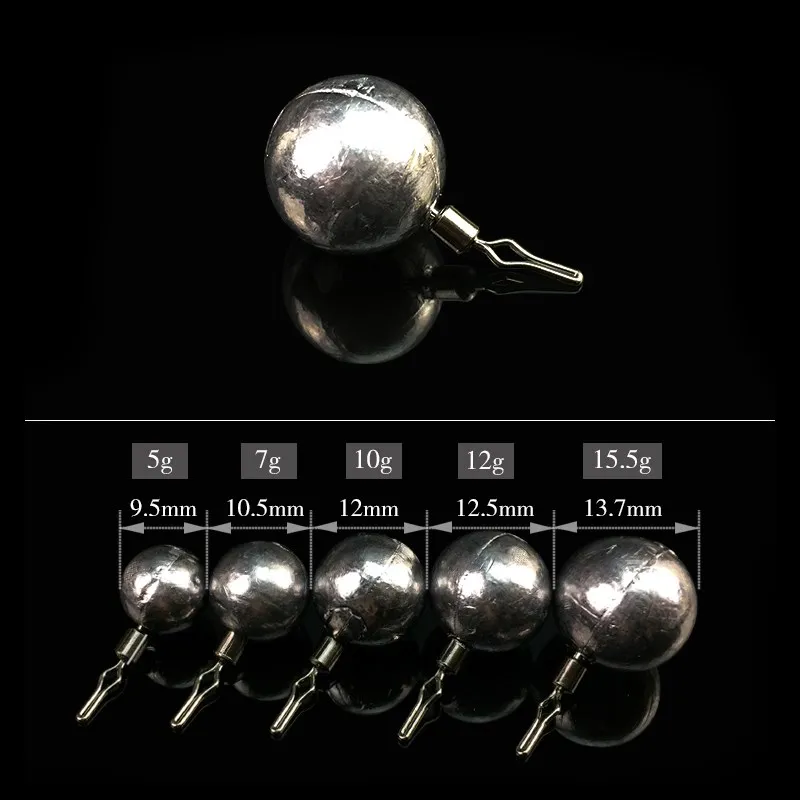  Best-selling5 pcs/lot  Weights Sinker Accessorys With Swivel For Carp Fishing Sinker 3.5g/5g/7g /10g/14gTackle Tools