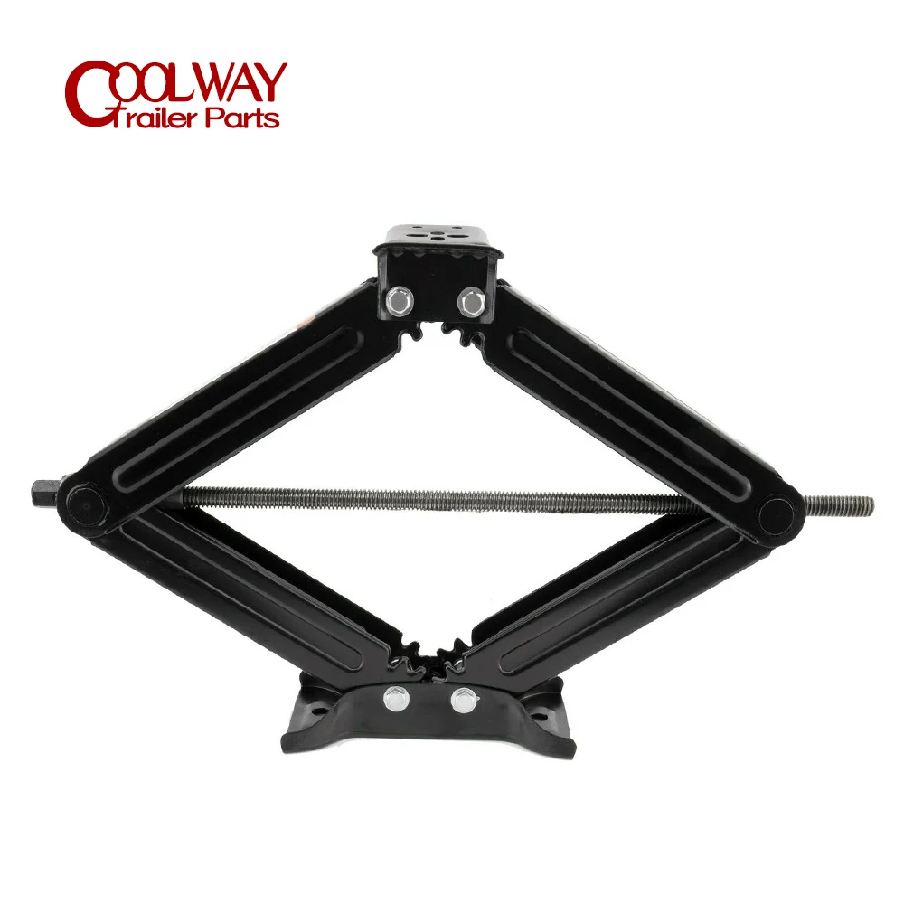 5000 Lbs RV Camper Scissor Leveling Jacks Trailer Stabilizer Handle Corner Steady Stands Support Legs Parts Caravan Accessories