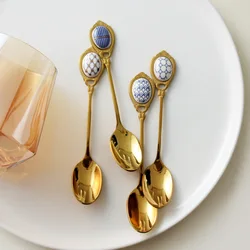 Stainless Steel Spoon for Speciality, Coffee, Dessert, Milk, Tea Cutlery, Kitchen Tool, Wedding Memories, Luxury Gift