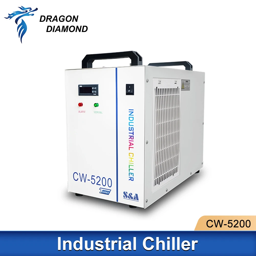 

S&A CW5200 Industry Water Chiller Cooling S&A Suit For 100W 130W 150W Laser Tube For Co2 Laser Engraving Cutting Machine