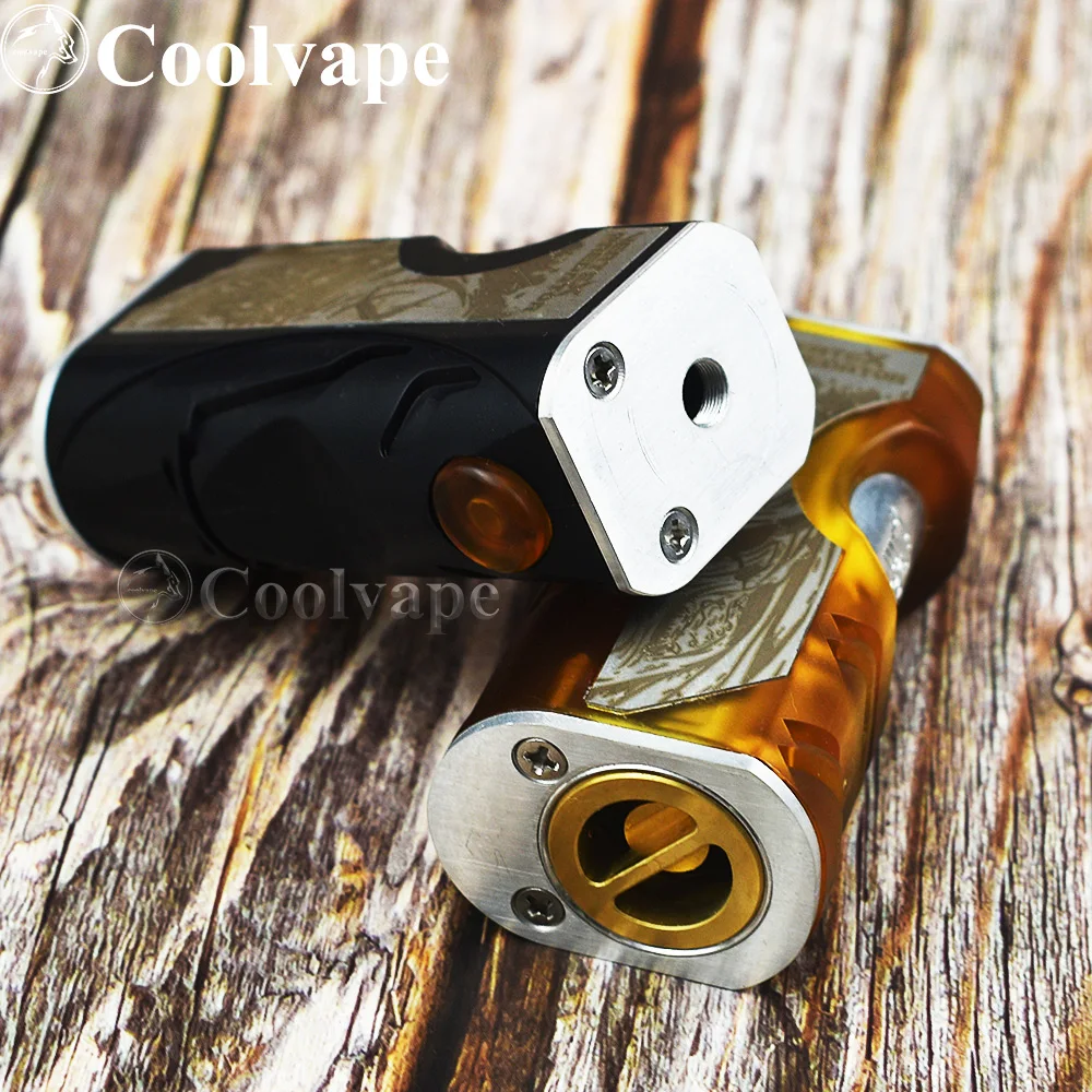 Wolf Coolvape vertex mod 18650/20700 battery aluminum+pei/pom material e-cigarette mechanical mod fit 510 rda rta atomizer