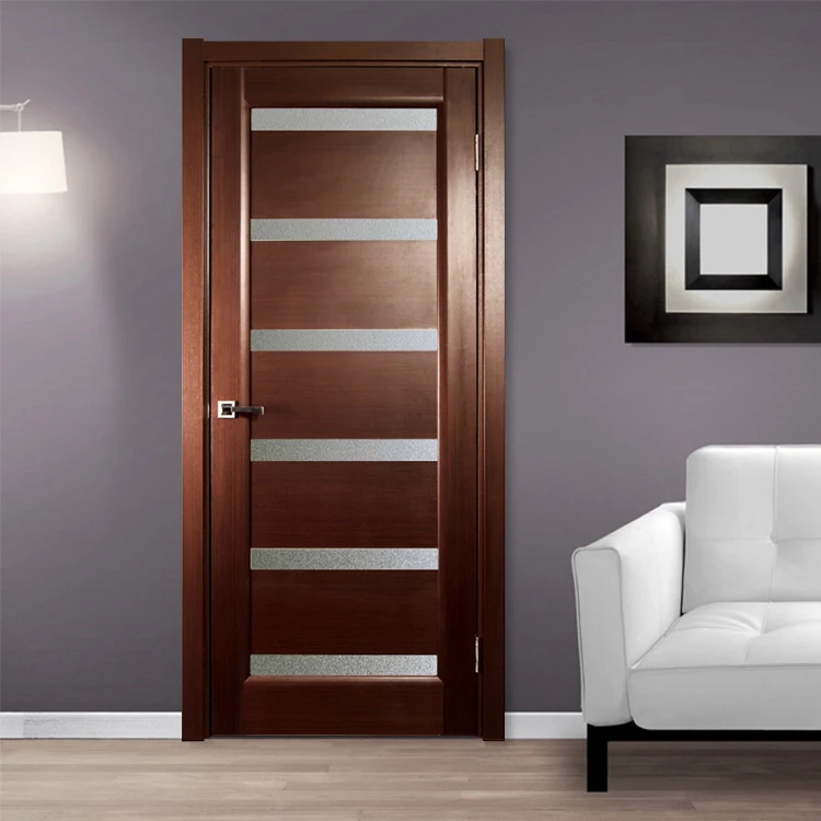 Composite Interior Thick Solid Wood Door with Frame