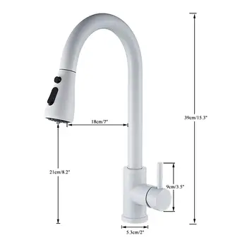 10 best sales Küchenarmatur weiß - №1