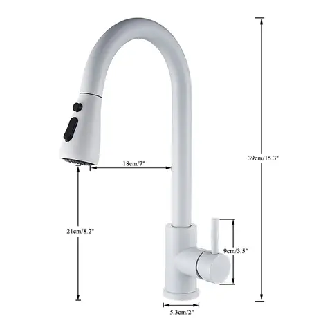 10 best sales vit köksblandare - №1