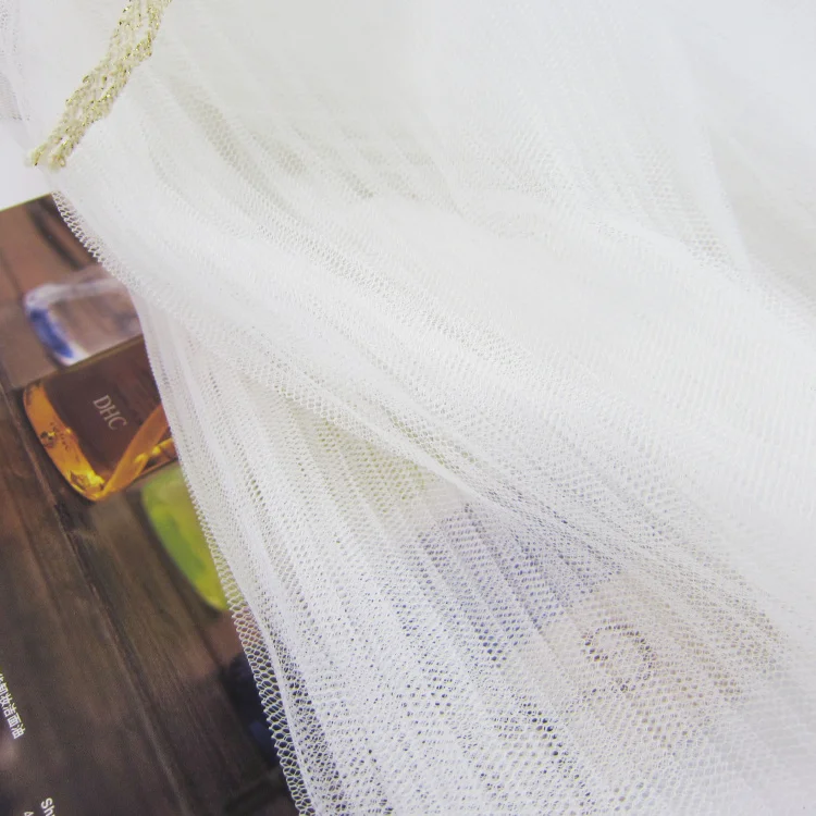 

10Meters Pure White Transparent Pleated Mesh Fabric Supply Folded Mesh Gauze Fabric For Wedding Dress Black Organ Tulle Fabric