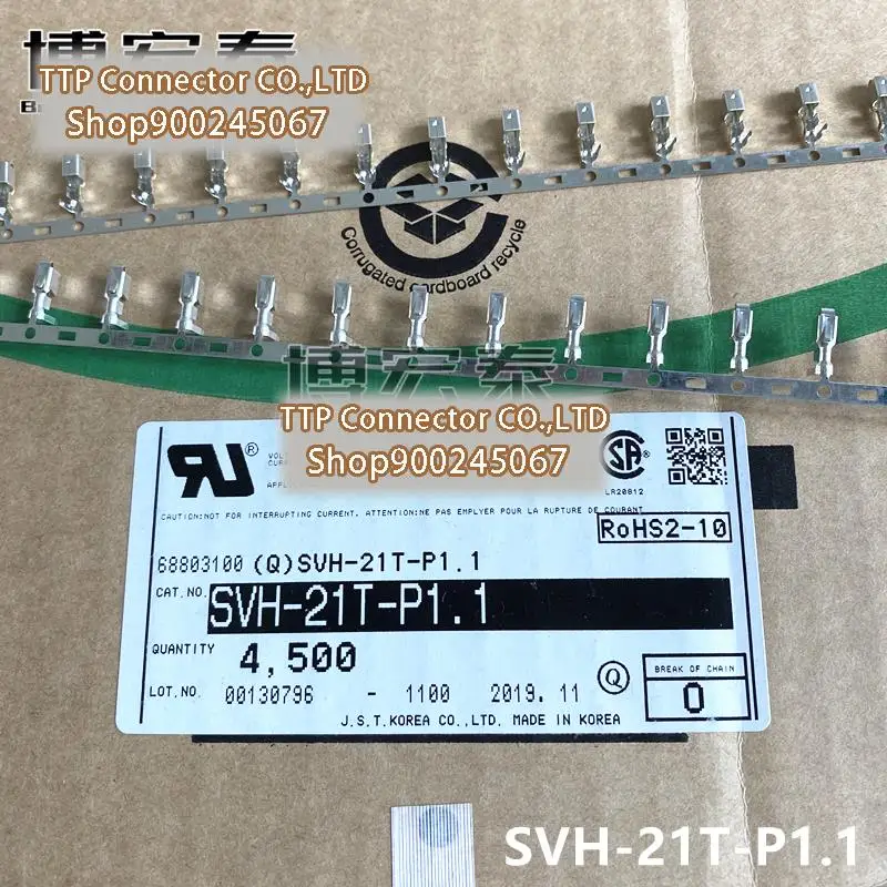 

100pcs/lot Connector SVH-21T-P1.1 Wire gauge 18-22AWG 100% New and Origianl