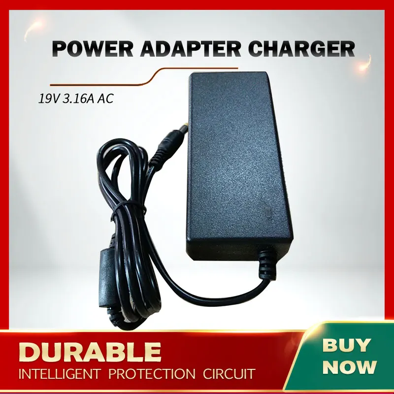 サムスン用電源アダプター,19v 3.16a AC,np355v4c 300e43 370r5e np355e7c入力,100-240v,新しいAC電源アダプター