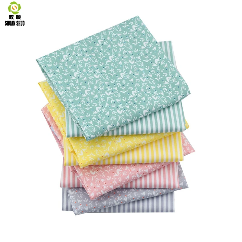 

Small Floral Patchwork Fabric Tissue Cloth Of Handmade DIY Quilting Sewing Baby&Children Sheets Dress 40*50cm 40pcs/lot