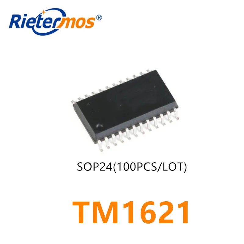 100PCS TM1621 TM1621C  SOP24 HIGH QUALITY