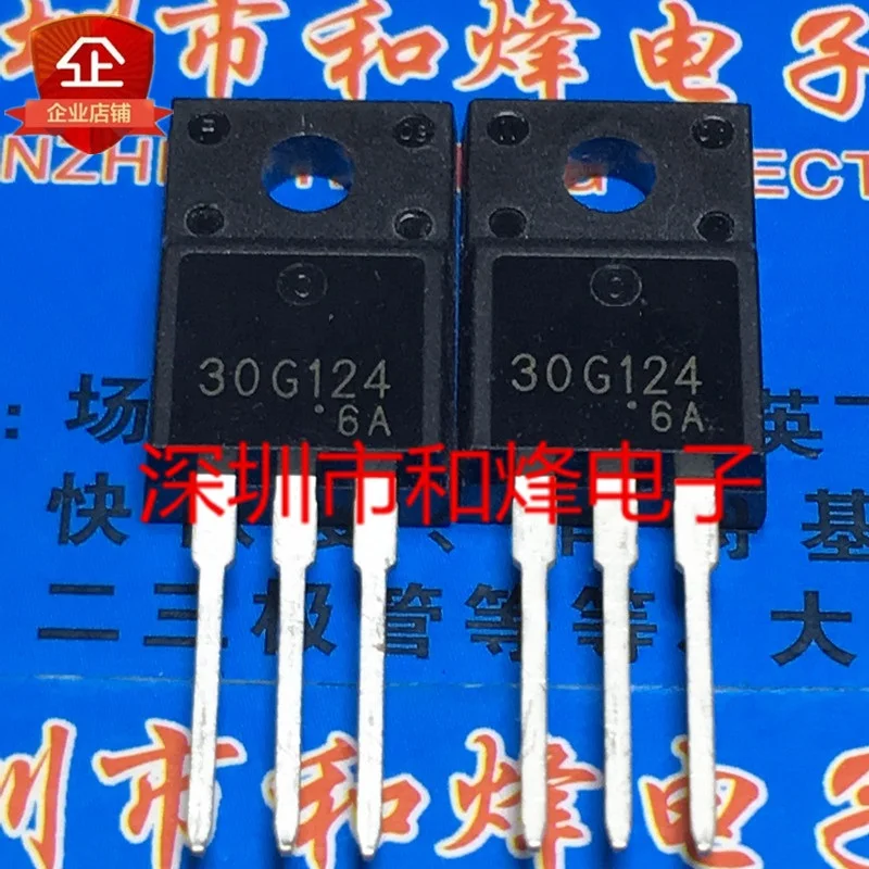 6pcs/lot 30G124 GT30G124 TO-220F In Stock