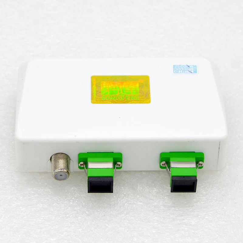 FTTH CATV Passive Optical Receiver Network Integrated Transmission WDM Wavelength Division Multiplexer With Inch F Output